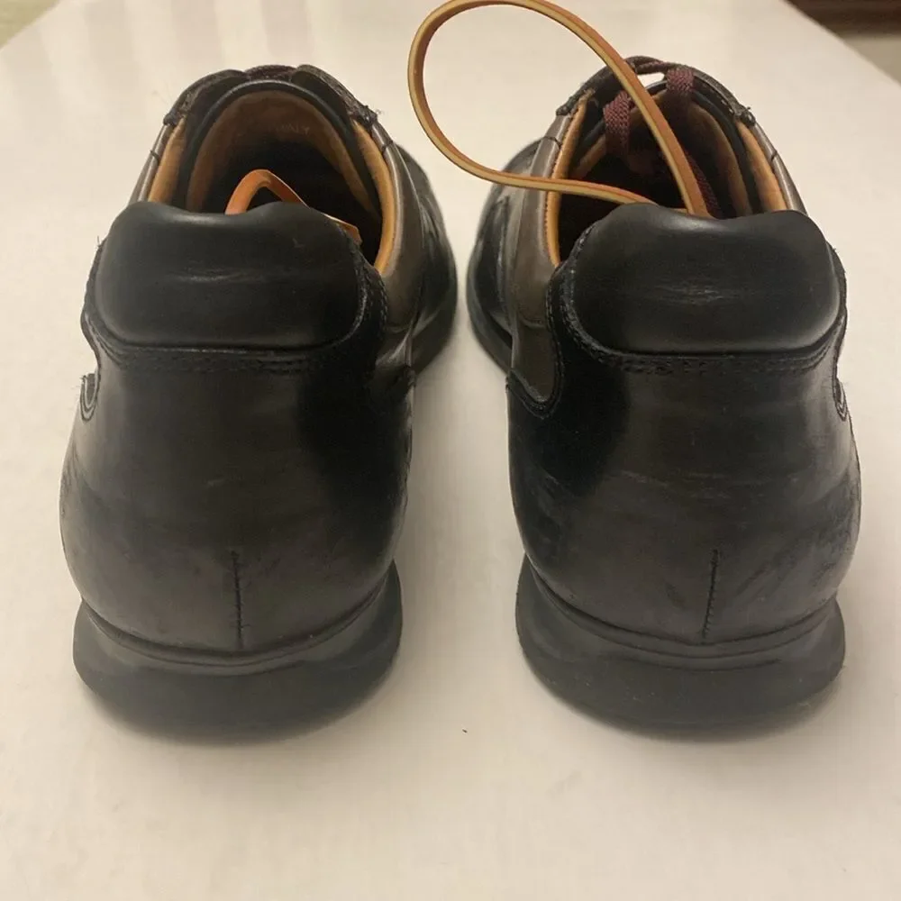 PAUL FREDRICK Men’s Leather Sneakers with Leather Lining and Cushioned Insole 8